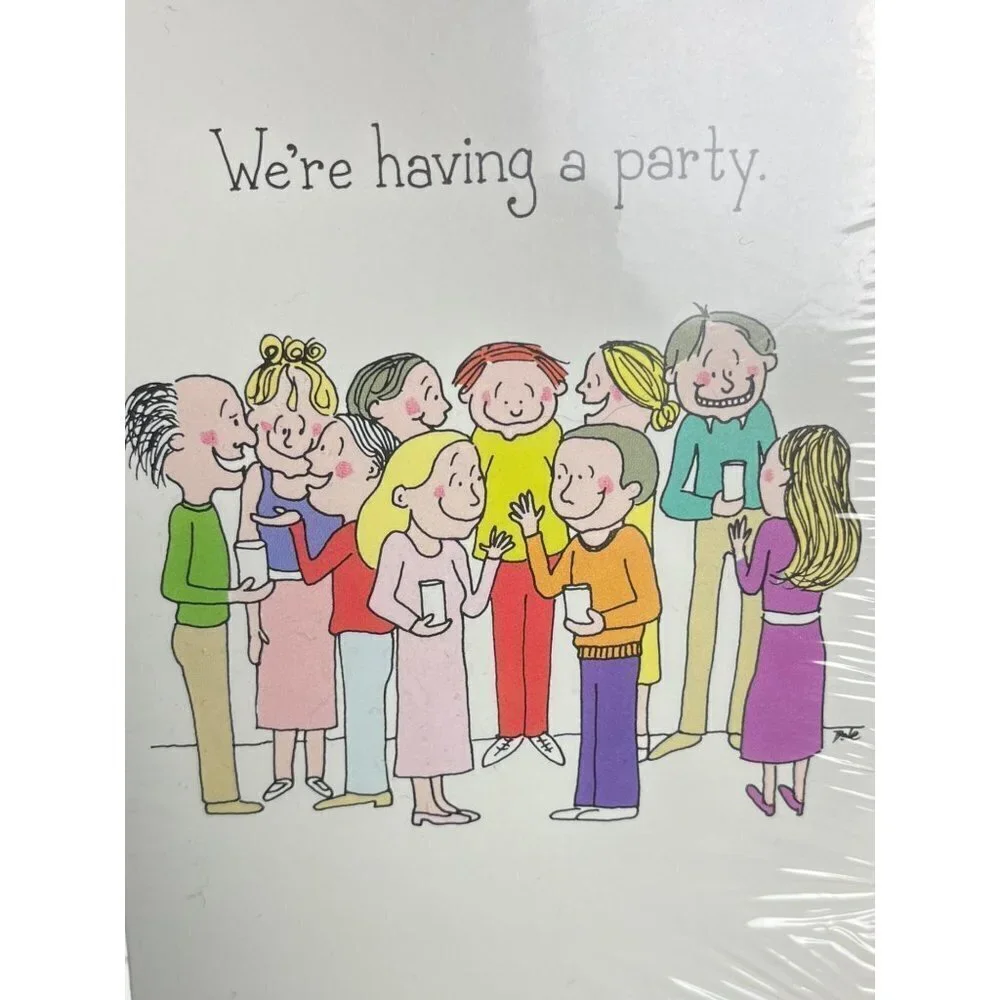 5/$25 Vintage Party Invitations Dale Cards Party Supply‎ 1980s Funny